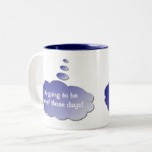 Goede dag - Slechte dag (Thought Bubble) Mok (Voorkant links)