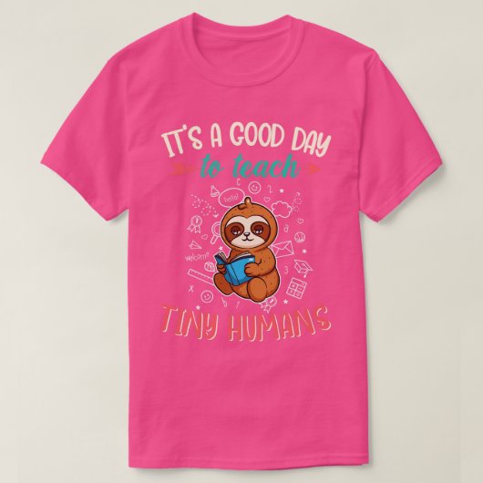 Goede dag voor het leren van kleine mensen element t-shirt (Design voorkant)