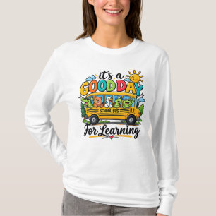 Goede Dag Voor Leren Bus Dieren Zonneschijn T-shirt