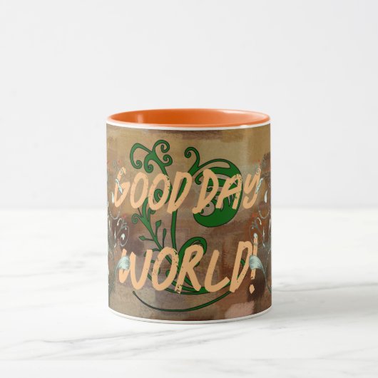 Goede Dag Wereld koffiekop Mok (Midden)