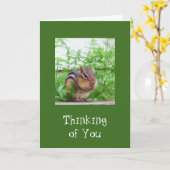 Goede Dag Wilde Dieren Kaart (Gele Bloem)
