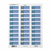 Goede Dag Zonneschijn Retouradreslabel Etiket (Full Sheet)
