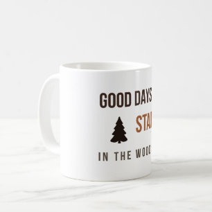 Goede Dagen Beginnen in het Bos Bosliefhebber Twee Koffiemok