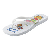 Goede dagen beginnen met koffie teenslippers (Schuin)