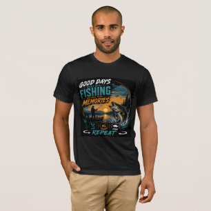Goede Dagen Beginnen Met Vissen En Eindigen Met He T-shirt