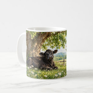 Goede Dagen Gebeuren Hier Zwarte Koe Mug Koffiemok