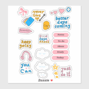 Goede Dagen Vooruit Hemelblauw Esthetisch Stickerb Sticker
