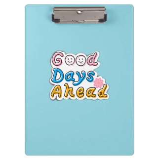 Goede Dagen Vooruit Sky Blue Klembord – Minimaal S