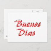 Goede-dagkaart Briefkaart (Voorkant / Achterkant)