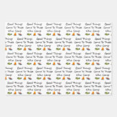 "Goede Dingen" Camping Quote Inpakpapier (Voorkant)