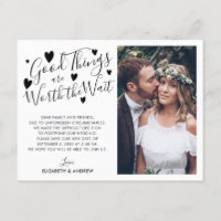 Goede dingen die het wachten waard zijn, verander 