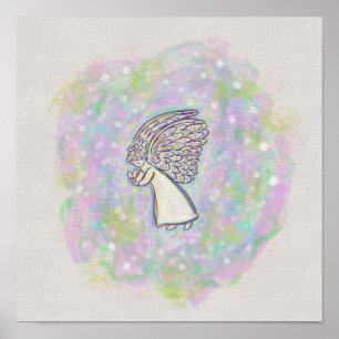 Goede dingen Guardian Angel Art Print Poster