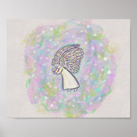 Goede dingen Guardian Angel Art Print Poster (Voorkant)