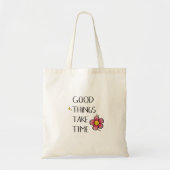 Goede dingen hebben tijd nodig om inspirerende woo tote bag (Voorkant)