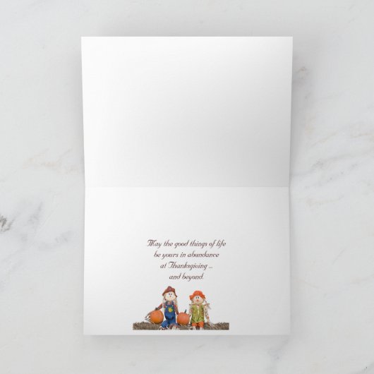 Goede dingen in het leven feestdagen kaart (Binnen)