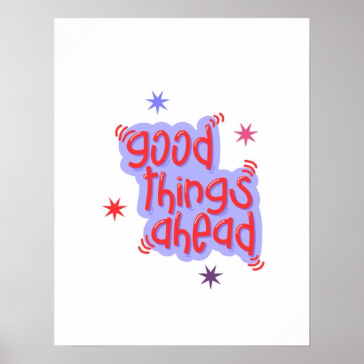 Goede Dingen in het Verschiet Poster (Voorkant)