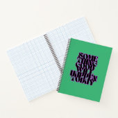 Goede dingen, Inspirerend, Manifestatie, groen Notitieboek (Binnen)