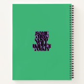 Goede dingen, Inspirerend, Manifestatie, groen Notitieboek (Achterkant)