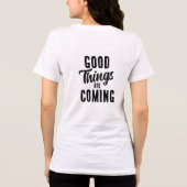 Goede Dingen Komen Aan ☀️ Tri-Blend Shirt (Achterkant)