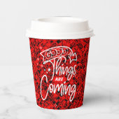 Goede dingen komen eraan - 97489 papieren bekers (Achterkant)