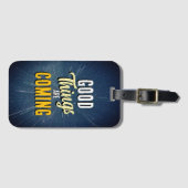 Goede dingen komen eraan bagagelabel (Voorkant (horizontaal))