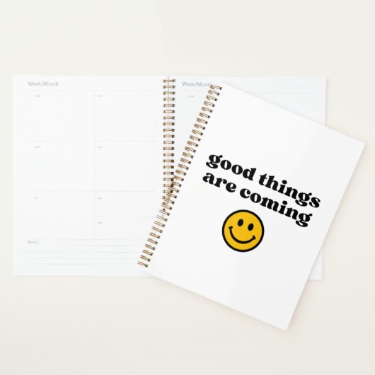 goede dingen komen eraan planner (Display)