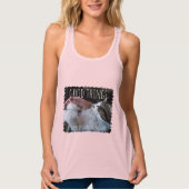 Goede dingen komen in kleine pakketten gescheurde  tanktop (Voorkant)