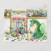 Goede dingen komen in kleine verpakkingen, briefka briefkaart (Voorkant)