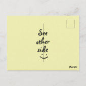 Goede dingen komen Inspirerend Briefkaart (Achterkant)