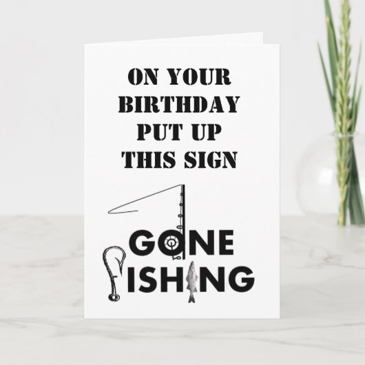 GOEDE DINGEN KOMEN NAAR DEGENEN DIE "AAS" VERJAARD KAART (Voorkant)