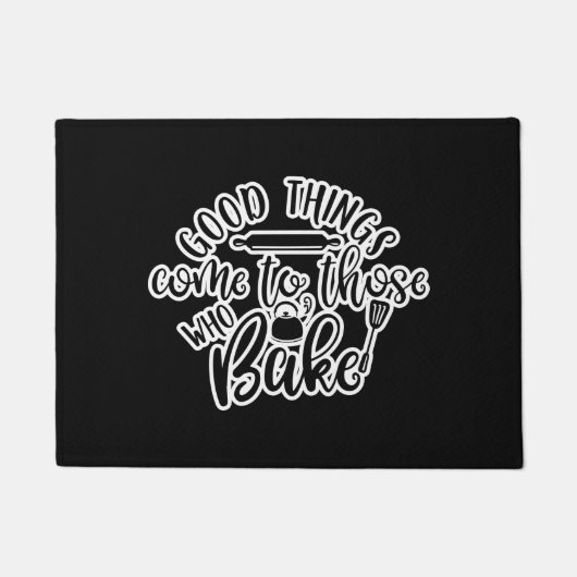 Goede dingen komen naar degenen die baden deurmat (Voorkant)