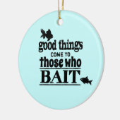 Goede dingen komen naar degenen die baden keramisch ornament (Links)