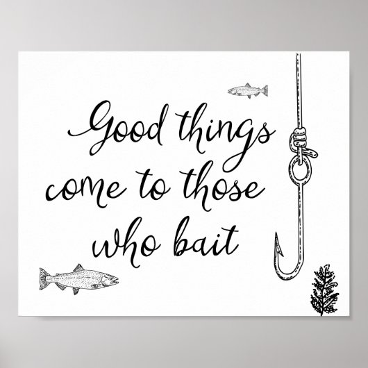 Goede dingen komen naar degenen die  Gevist zijn Poster (Voorkant)