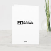 Goede dingen komen naar degenen die rennen! kaart (Achterkant)