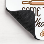 Goede dingen komen naar hen die Funny Baker baken Muismat (Hoek)