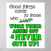 Goede dingen komen naar hen die... poster (Voorkant)