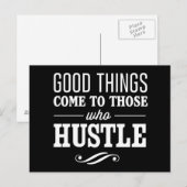 Goede dingen komen naar hen die zich moeten storen briefkaart (Voorkant / Achterkant)