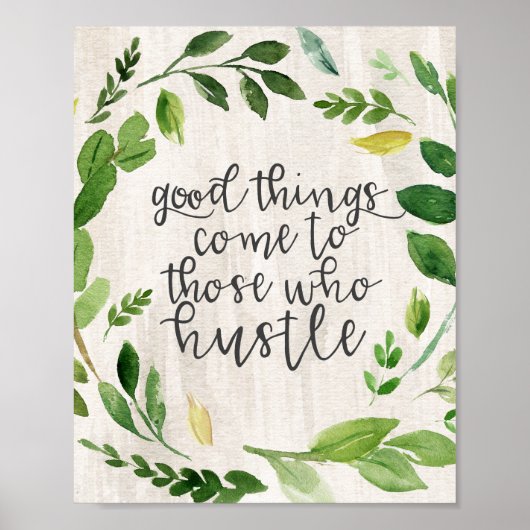 Goede dingen komen naar hen die zich moeten storen poster (Voorkant)