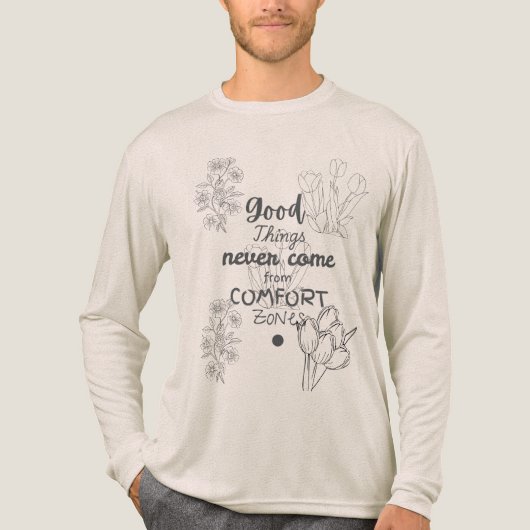 Goede dingen komen nooit uit het T-shirt van de co (Voorkant volledig)