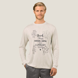 Goede dingen komen nooit uit het T-shirt van de co