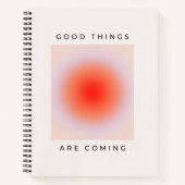 Goede dingen komen uit Inspirerend prijsopgave Notitieboek (Voorkant)