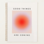 Goede dingen komen uit Inspirerend prijsopgave Planner (Voorkant)