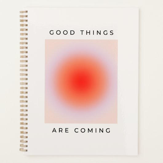 Goede dingen komen uit Inspirerend prijsopgave Planner (Voorkant)