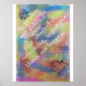 Goede dingen komen uit "Mistakes" - Wise Hedegel Poster (Voorkant)