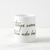 Goede dingen komen van degenen die de Humor hebben Koffiemok (Center)