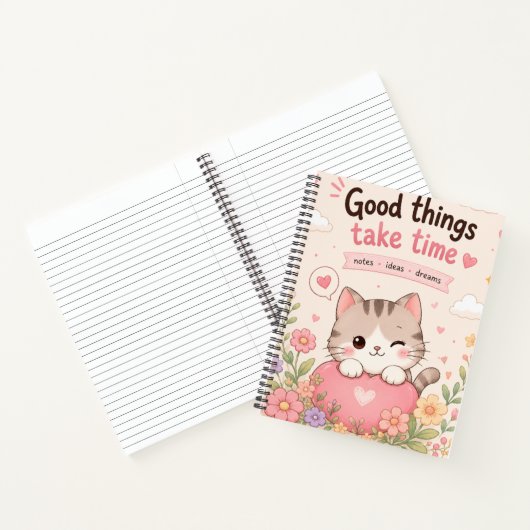 Goede Dingen Kosten Tijd Notitieboek (Binnen)