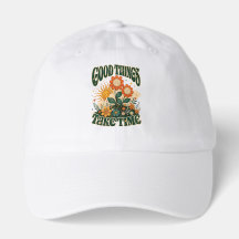 Goede Dingen Kosten Tijd Retro Bloem Boho