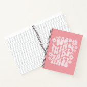 Goede dingen nemen de bloemen van de Tijdopnemer Notitieboek (Binnen)