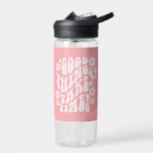 Goede dingen nemen de bloemen van de Tijdopnemer Waterfles (Links)