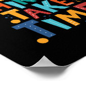 Goede dingen nemen tijd en inspiratie poster (Hoek)